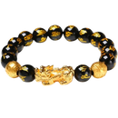 Black & Gold Obsidian Bracelet