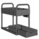 Double-Drawer Kitchen Spice Rack