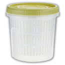Stackable Food Container with Drainer