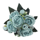 Artificial Silk Peony and Roses Flower Bouquet