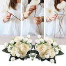 Artificial Silk Peony and Roses Flower Bouquet