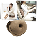 Dual buttock seat cushion