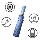 Windproof LED Sun & Rain Umbrella