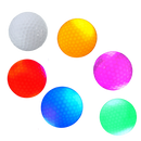 Pack of 6 LED Glowing Golf Balls