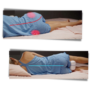 Orthopedic knee and leg pillow with memory foam