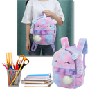 Plush Unicorn Girl’s Backpack