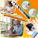 Cartoon Festive Heat Erase Pens