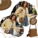 Cheerful Smile Crossbody Purse