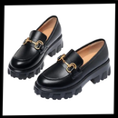Chunky Stylish Leather Loafers