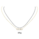 Classic Three Stone Necklace