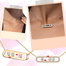 Classic Three Stone Necklace