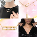 Classic Three Stone Necklace