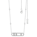 Classic Three Stone Necklace