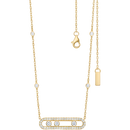 Classic Three Stone Necklace