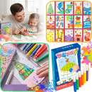 Colorful Squeegee Art Painting