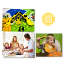 DMCA Creative Constructive Eating Plate and Utensils Set