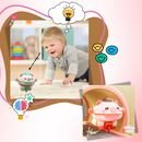 Cutesy Tightrope Piggy Toy