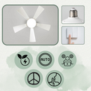 E27 Socket Fan Light