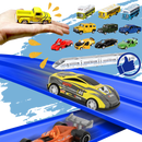 Flexible 2 Lanes Car Track