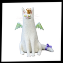 Funny Disheveled Decor Cat