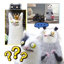 Funny Disheveled Decor Cat
