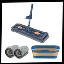 Self-wringing Flat Mop With Bucket