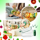 Transparent Meal Prep Jar