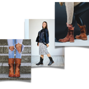Vintage PU Leather Ankle Boots