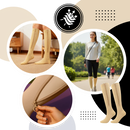 Zippered Knee Compression Sock